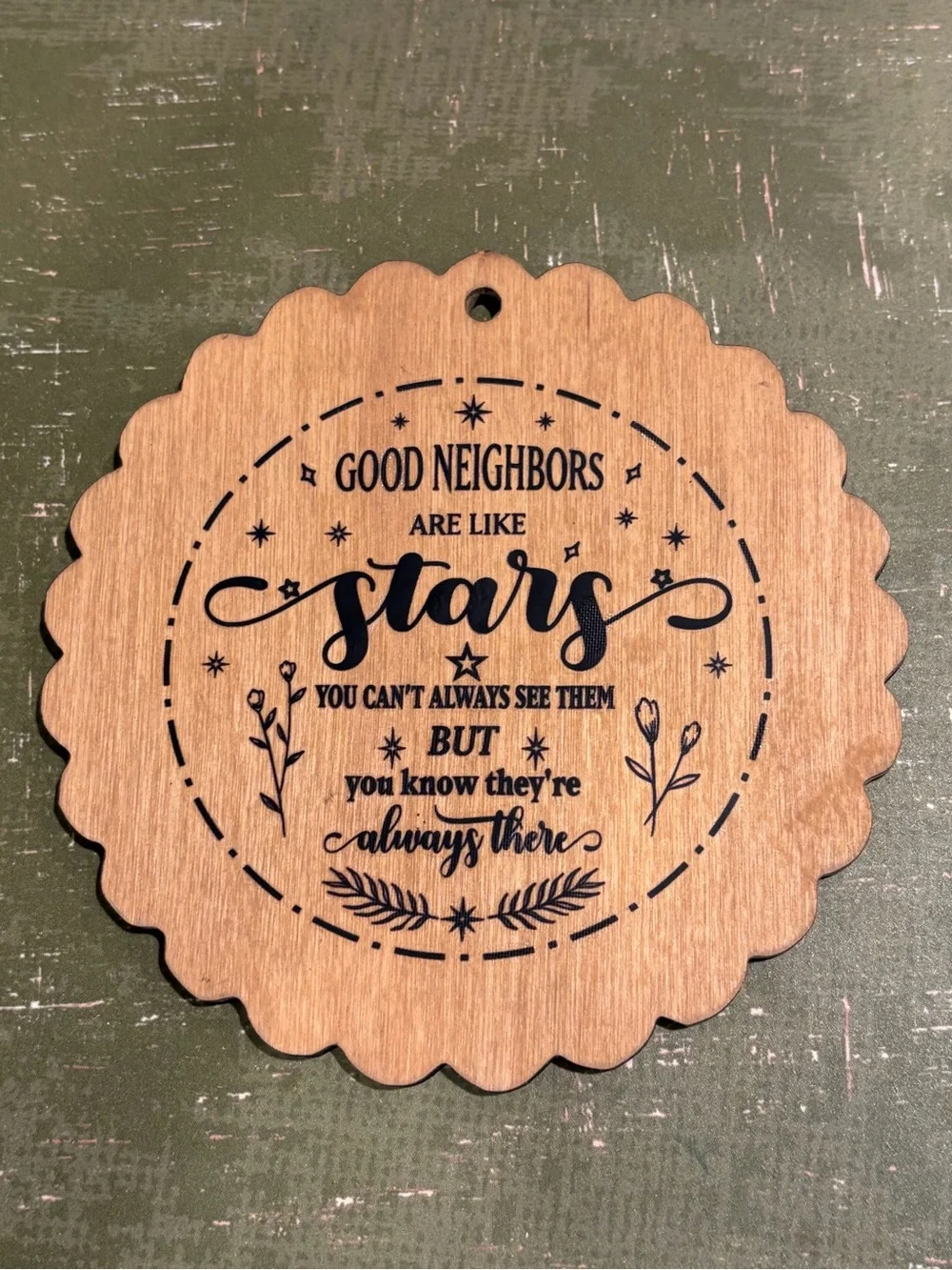 Wooden Wall Sign/ ornament 